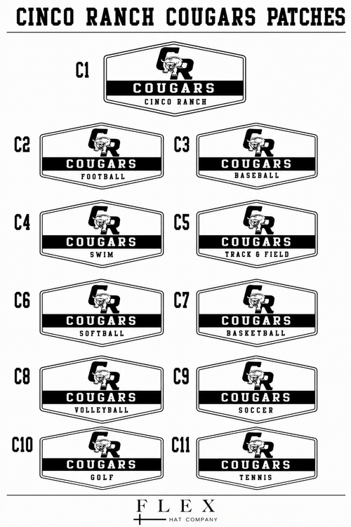 Cinco Ranch Cougars | Richardson 112 | Badge Patch