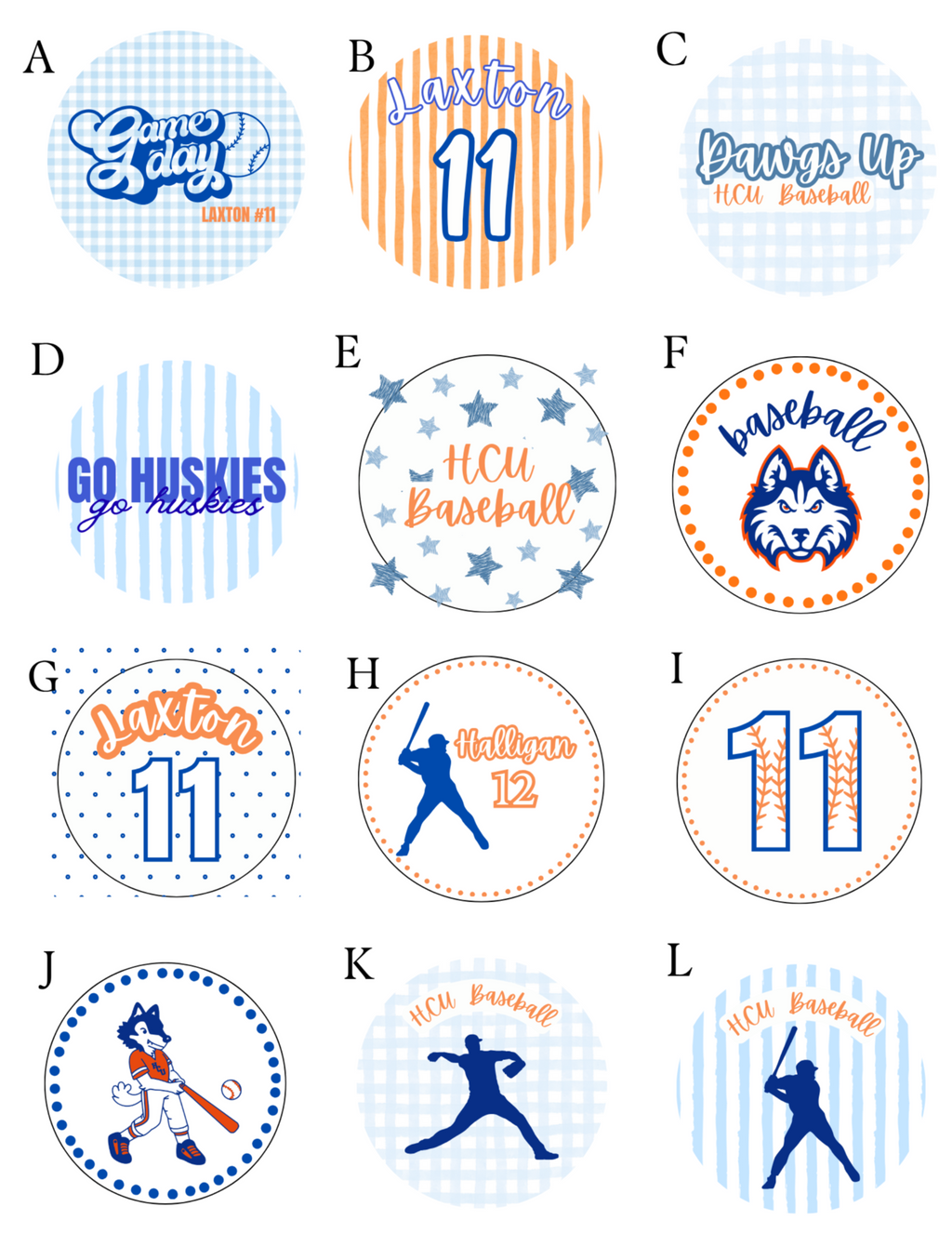 HCU Custom Pins - Pack of 5